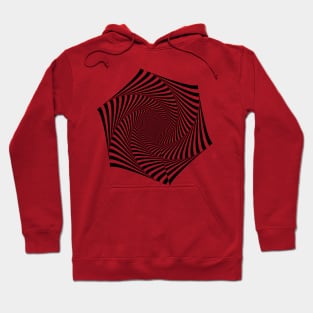 Hexagonal Fractal Vortex Hoodie